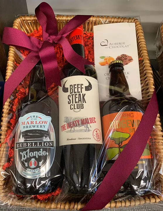 Hamper with Beer & Chocolate