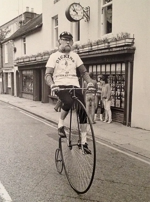 FL Dickins - Rickmansworth - Penny Farthing